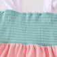 Multicolored Smocked Girl Set
