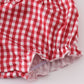 Strawberries Applique Girl Bloomers Set