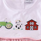 Pink Farm Embroidery Girl Set