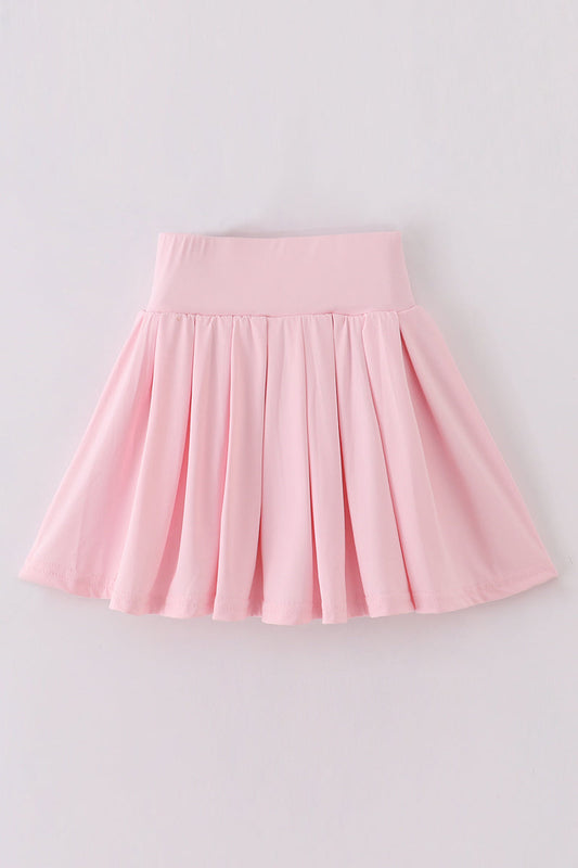 Pink Pleats Active Skorts