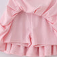 Pink Pleats Active Skorts