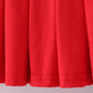 Red Pleats Active Skorts