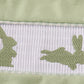Sage Bunny Embroidery Smocked Bloomer Set