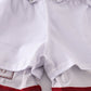 Maroon Elephant Embroidery Swim Trunks