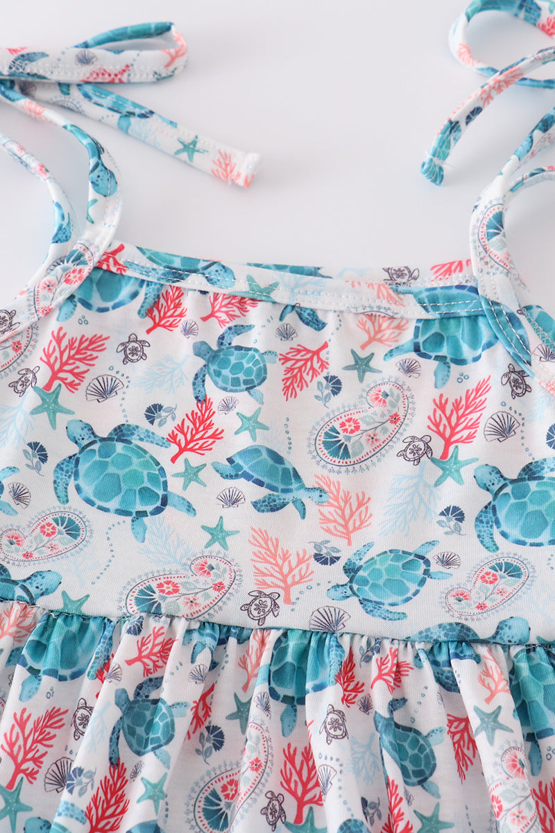Green Turtle Print Set