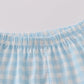 Green Ice Cream Embroidery Shorts Set