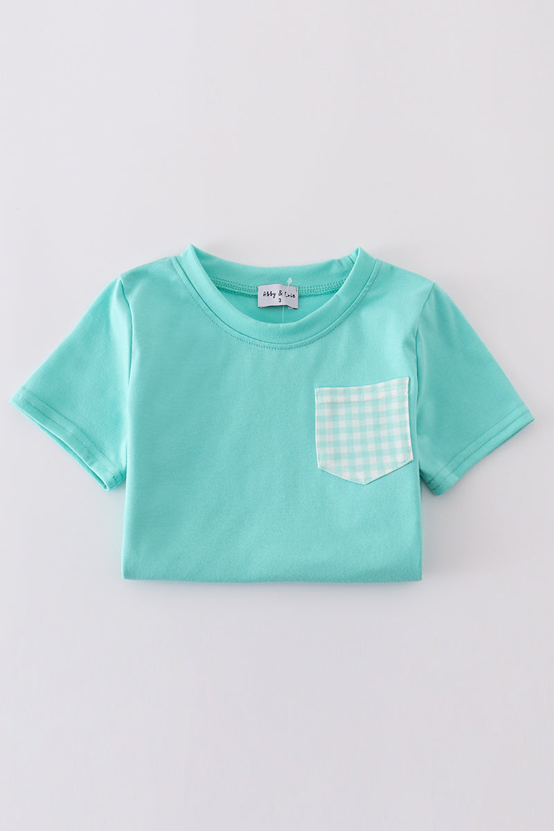Ocean Bloom Print Shorts Set