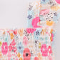 Pink Floral Print Smocked Bubble