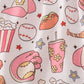 Pink Baseball Print Girl Set