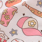 Pink Baseball Print Girl Set