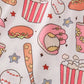 Pink Baseball Print Girl Dress
