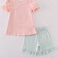 Pink Puppy Birthday Applique Girl Set
