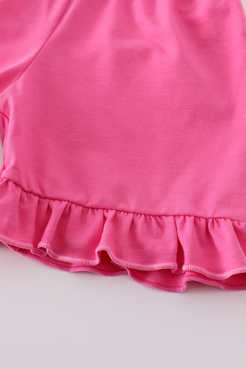 Blue Blossom Charm Smocked Girl Set