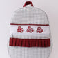 Mississippi State Bulldogs Embroidery Girl Schoolbag