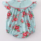 Rosebud Bliss Print Smocked Girl Bubble