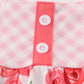 Pink Floral Print Girl Bloomer Set