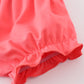 Pink Floral Print Girl Bloomer Set