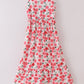Pink Floral Rose Mom Dress