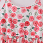 Pink Floral Rose Mom Dress