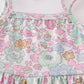 Mint Pink Floral Print Set
