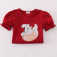 Alabama Elephant Baseball Applique Bloomer Set