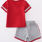 Maroon GAME DAY Glitter Shorts Set