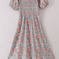 Green Garden Bloom Smocked Mom & Me Dress