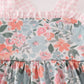Green Garden Bloom Ruffle Dress