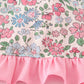 Vintage Floral Print Ruffle Bloomer Set