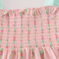Pink Floral Smocked Mom & Me Dress