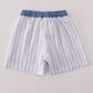 Blue Stripe Boy Swim Trunks UPF50+