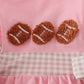 Pink Football French Knot Pants Set