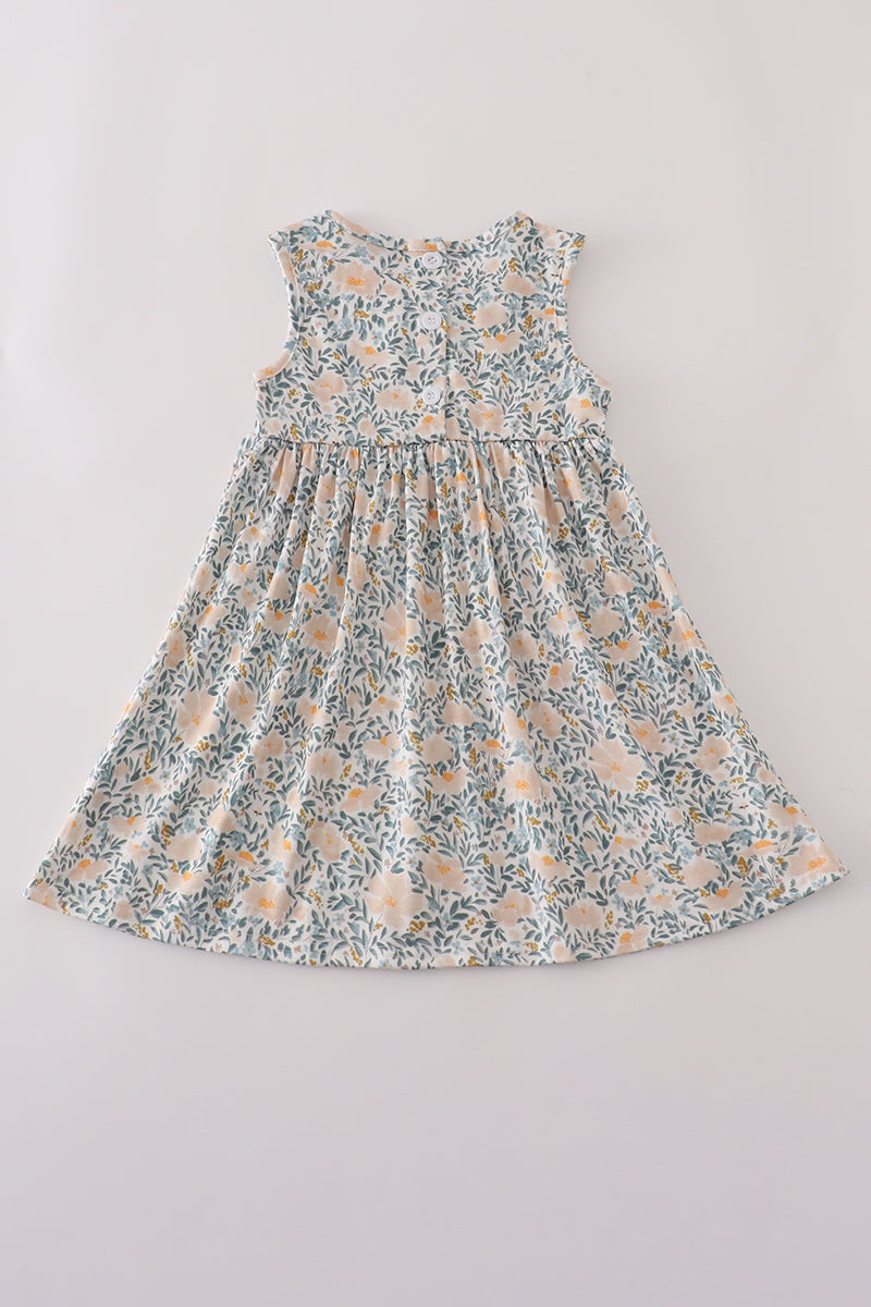 Fall Floral Ruffle Mom & Me Dress