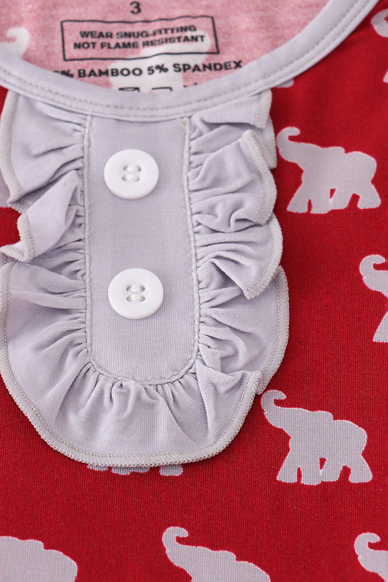 Elephant Bamboo Pajamas Set