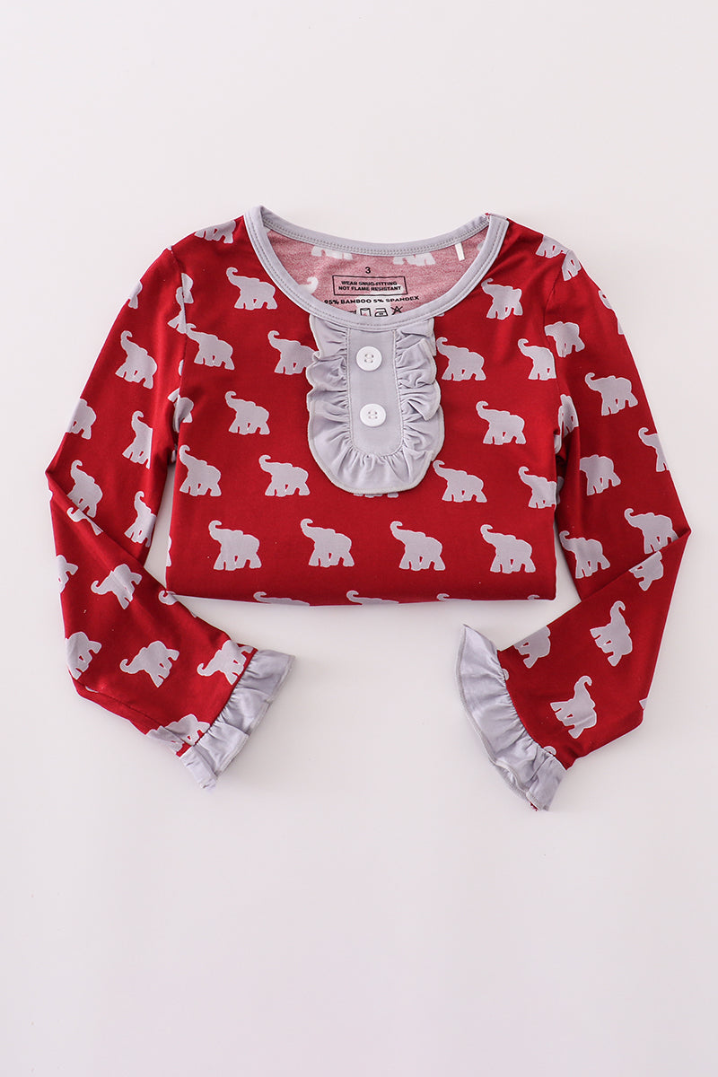 Elephant Bamboo Pajamas Set