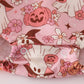 Pink Pumpkin Ghost Ruffle Bubble