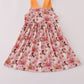 Pink Pumpkin Ghost Ruffle Dress