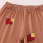 Navy Scarecrow Applique Pants Set