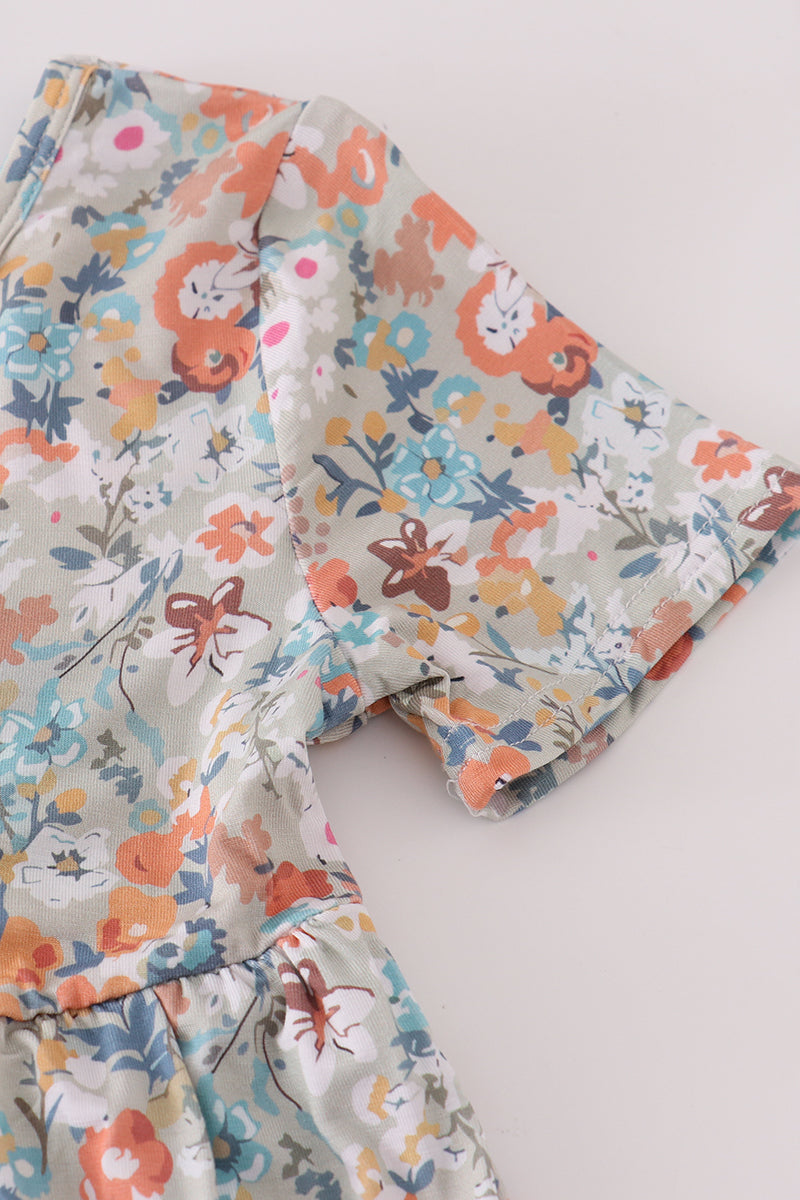 Vintage Bloom Bamboo Jumpsuit