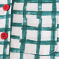 Green plaid button down shirt