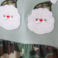 Camouflage Santa Claus Applique Ruffle Romper