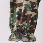Camouflage Santa Claus Applique Ruffle Romper