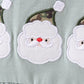 Camouflage Santa Claus Applique Ruffle Pants Set