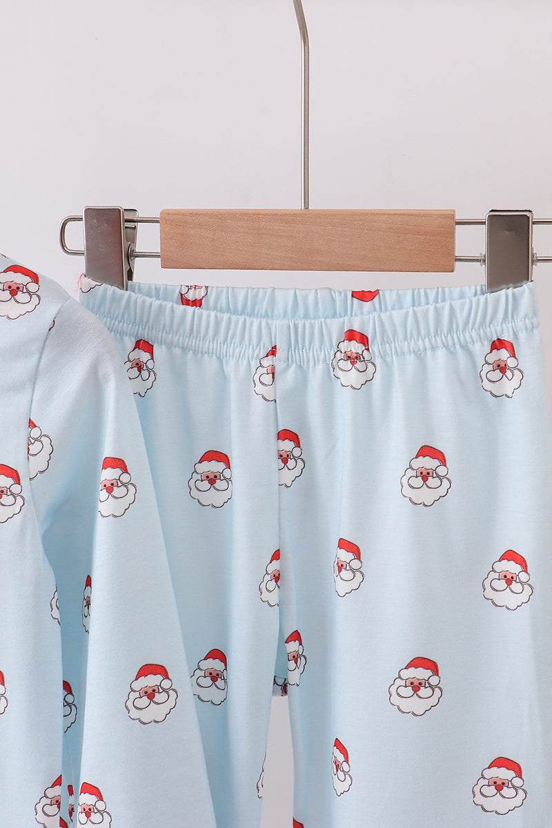 Christmas Santa Claus Print Pants Set