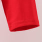 Red Santa Claus Biscuit Milk Applique Top