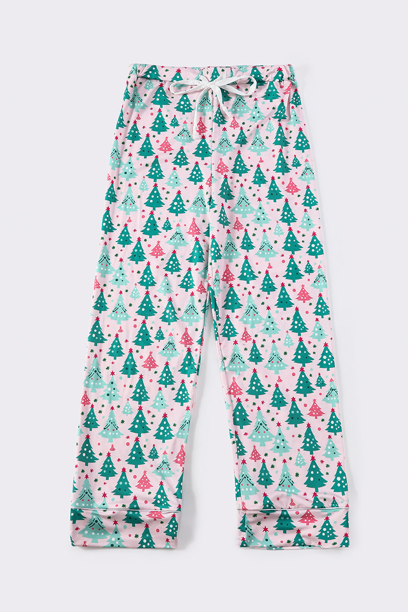 Christmas Tree Print Women Pajamas Pants
