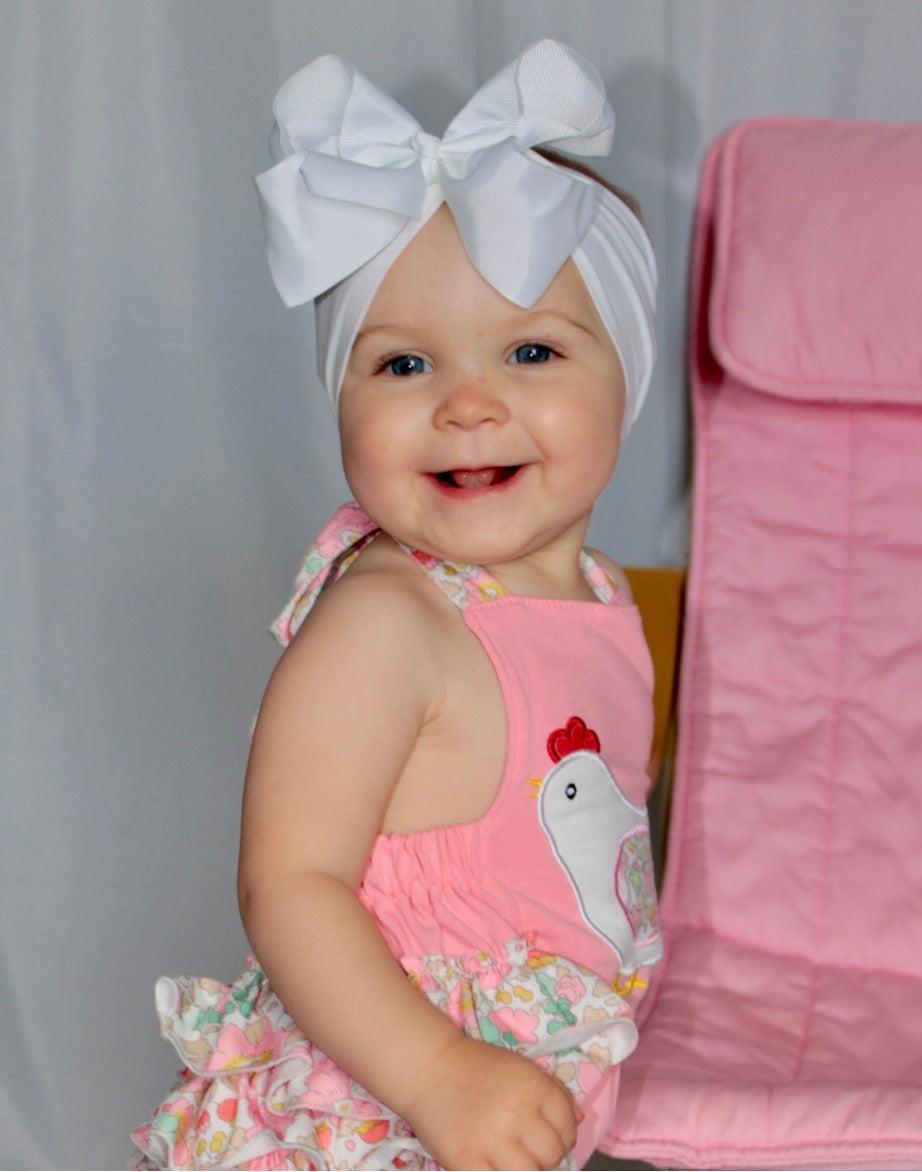 Maddie's Big Bow Headband, 5" Bow Classic, 20 Color Options