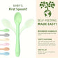 Silicone Flexible Baby Spoons, 6-Piece Set