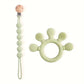 Silicone Teether & Clip Set