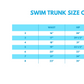 Blue Stripe Boy Swim Trunks UPF50+